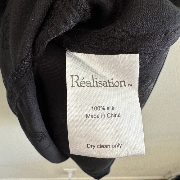 Realisation Par Roxy Silk Mini Dress Black Dragon - Picture 7 of 9